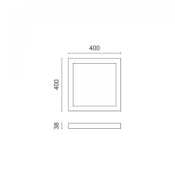ΠΛΑΦΟΝΙΕΡΑ ΟΡΟΦΗΣ LED 36W 4000K Spotilight