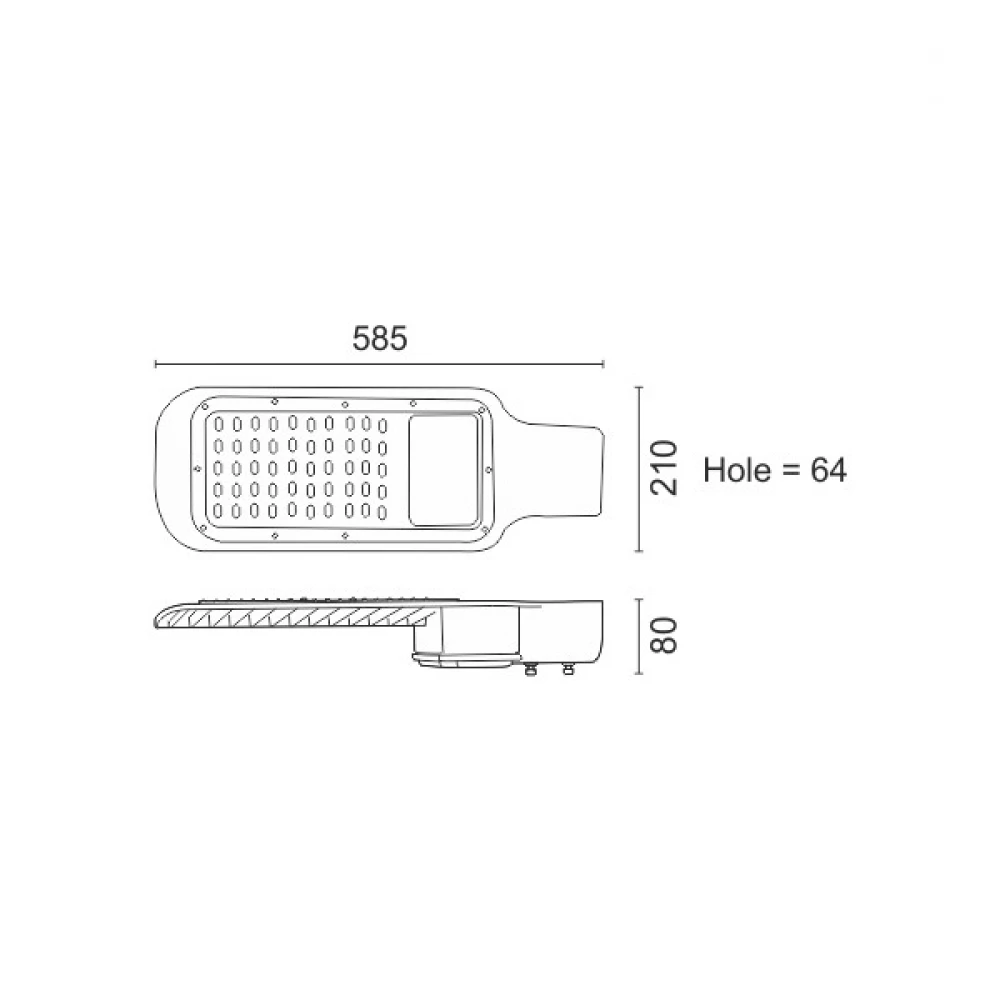 ΦΩΤΙΣΤΙΚΑ ΔΡΟΜΟΥ LED HPL 150W 4000K - Spotlight