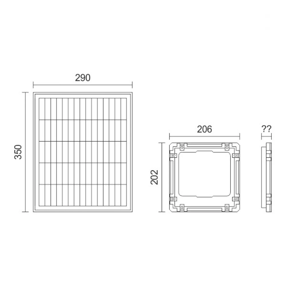 ΗΛΙΑΚΟΣ ΠΡΟΒΟΛΕΙΣ LED ΜΕ ΤΗΛΕΧΕΙΡΙΣΤΗΡΙΟ 100W 6000K Spotlight