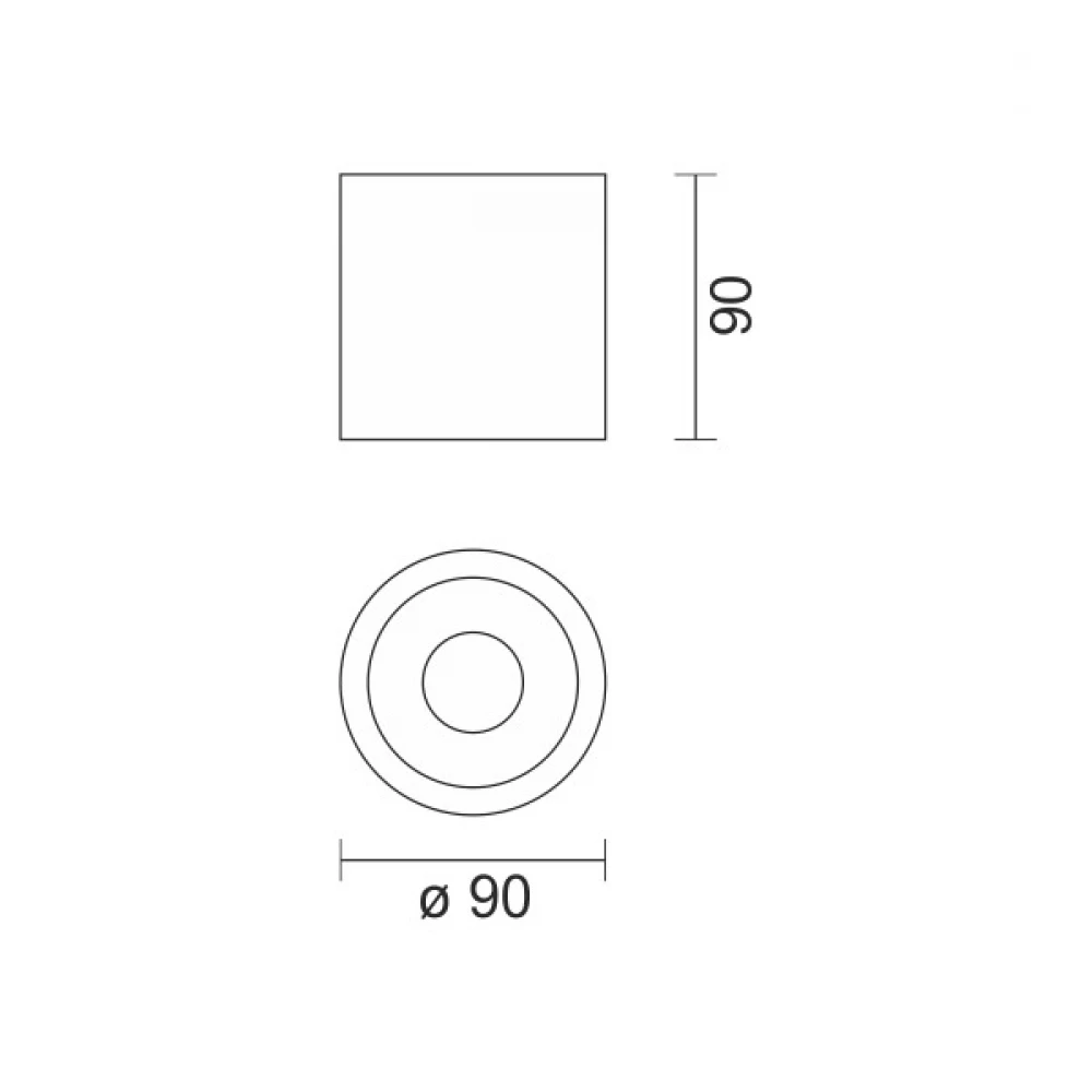 ΠΛΑΦΟΝΙΕΡΕΣ ΟΡΟΦΗΣ ΠΛΑΣΤΙΚΕΣ GU10 SPOTLIGHT