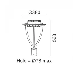ΦΩΤΙΣΤΙΚΑ ΔΡΟΜΟΥ LED HPL 100W Spotlight