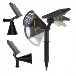 ΗΛΙΑΚΟ ΦΩΤΙΣΤΙΚΟ ΕΔΑΦΟΥΣ LED 4W 6000K SPOTLIGHT
