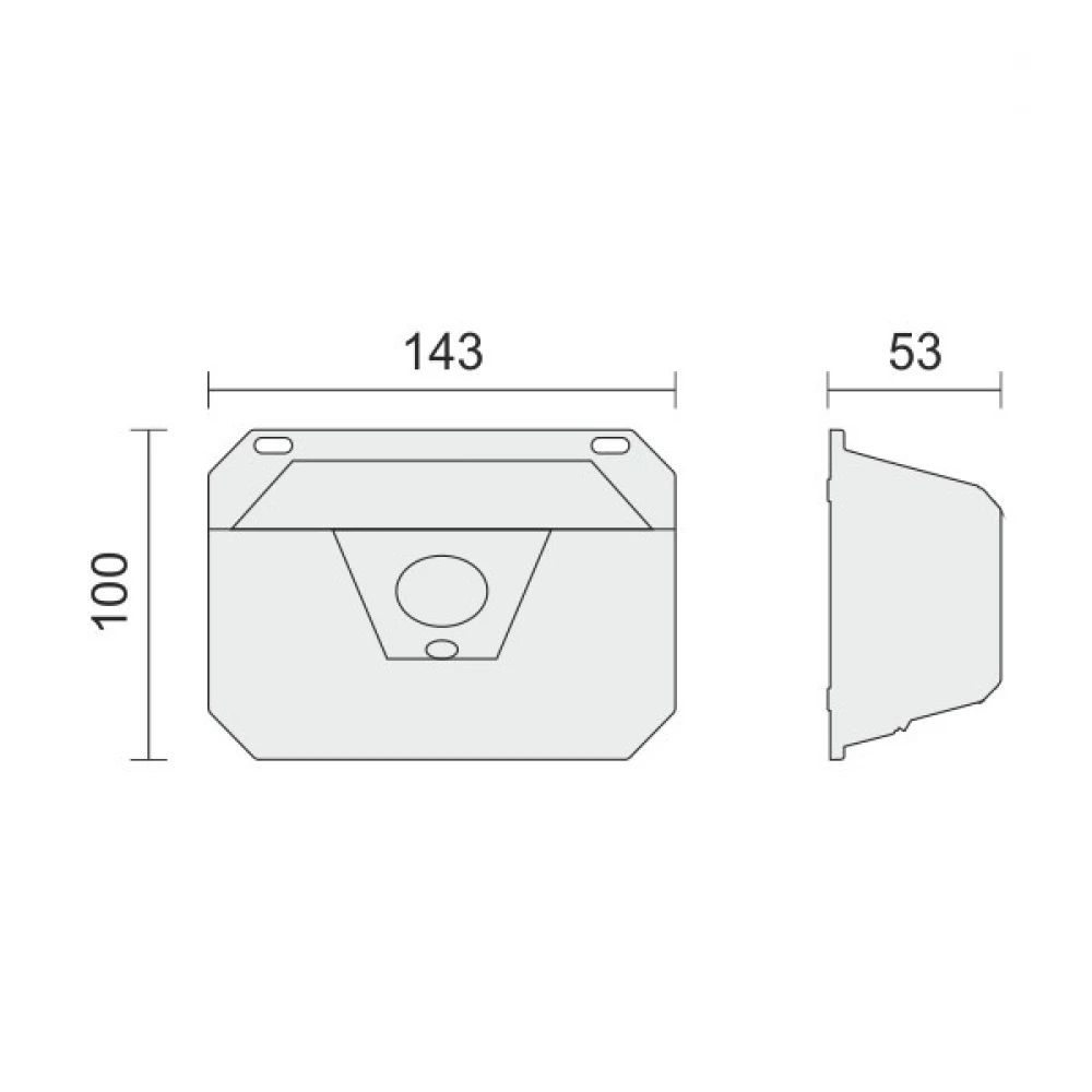 ΗΛΙΑΚΟ ΦΩΤΙΣΤΙΚΟ ΤΟΙΧΟΥ LED ΜΕ ΑΙΣΘΗΤΗΡΑ PIR 2W 3000K Spotlight