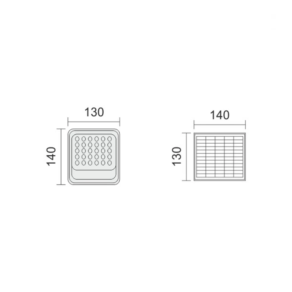 ΗΛΙΑΚΟΣ ΠΡΟΒΟΛΕΑΣ LED ΜΕ ΤΗΛΕΧΕΙΡΙΣΤΗΡΙΟ 50W 6000K Spotlight