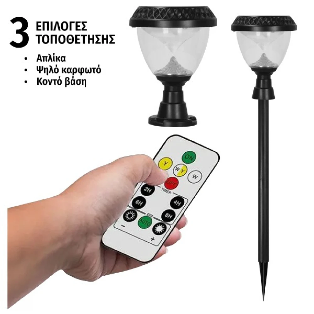 ΗΛΙΑΚΟ ΦΩΤΙΣΤΙΚΟ ΤΟΙΧΟΥ - ΕΔΑΦΟΥΣ 1W RGB/CCT Spotlight