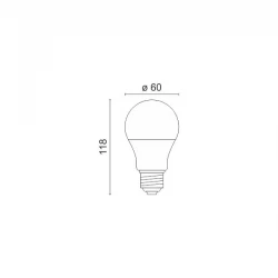 E27 10WATT 4000K DIMMABLE