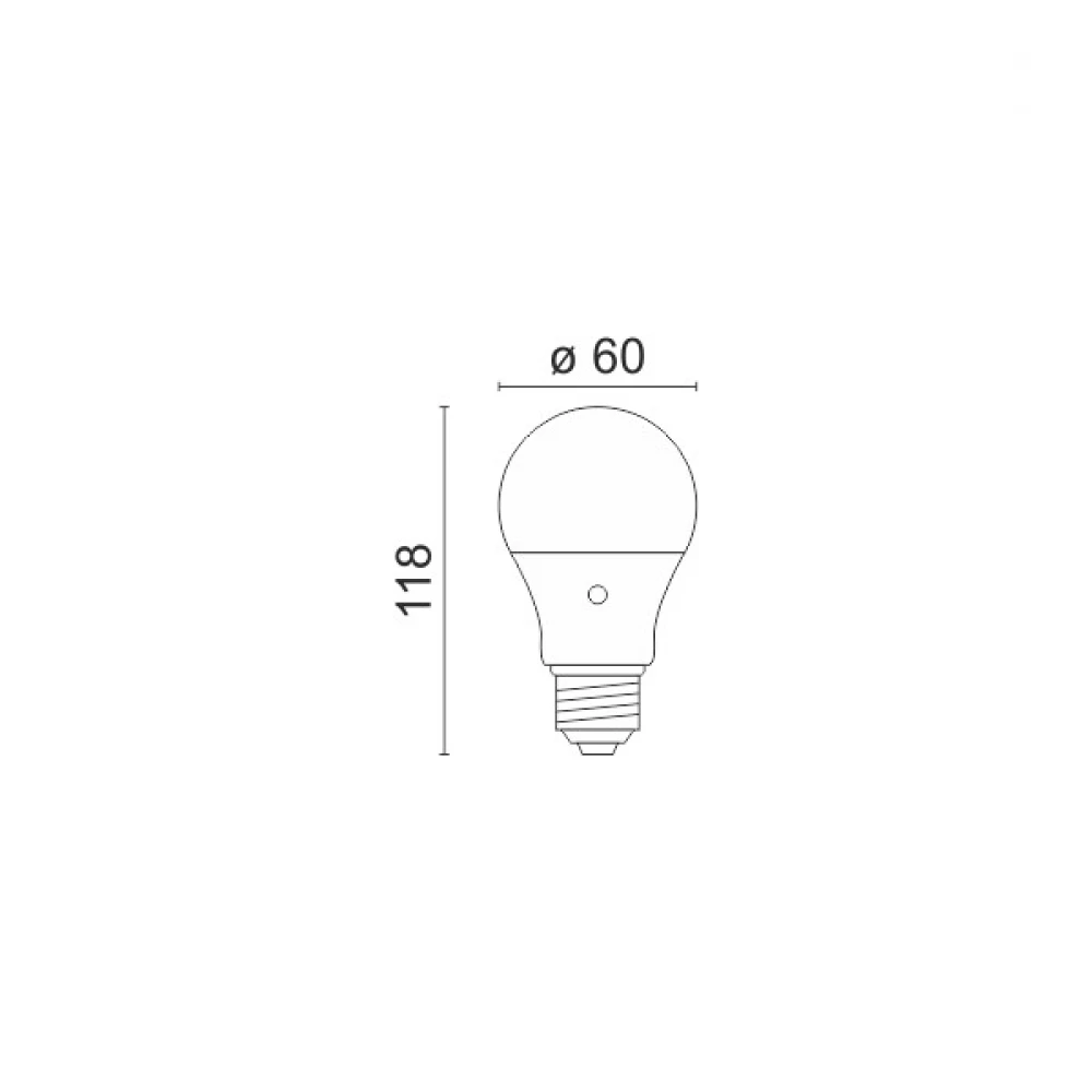 LED Λάμπα E27 A60 10 WATT 4000K DAYNIGHT - SPOTLIGHT