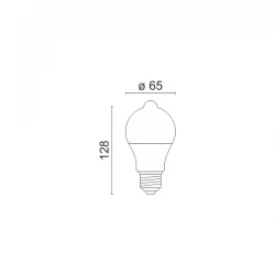 E27 A60 9WATT 4000K MOTION SENSOR