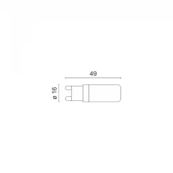 G9 SMD 4W 6000K