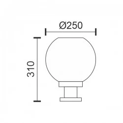 SOLAR ΜΠΑΛΑ Φ25 RGB+CCT Spotlight