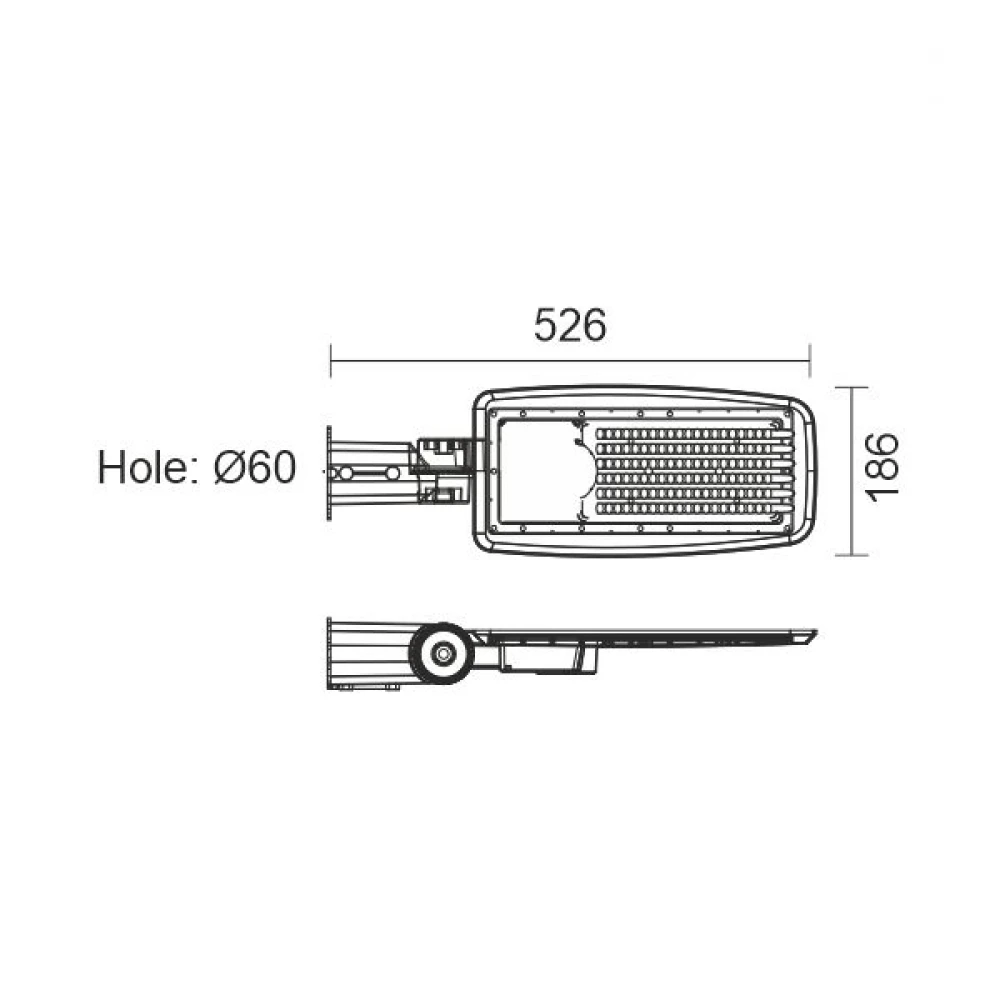 ΔΡΟΜΟΥ ΣΠΑΣΤΟ 100W ECO 6000K - SPOTLIGHT