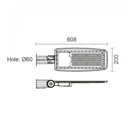 ΔΡΟΜΟΥ ΣΠΑΣΤΟ 150W ECO 6000K - Spotlight