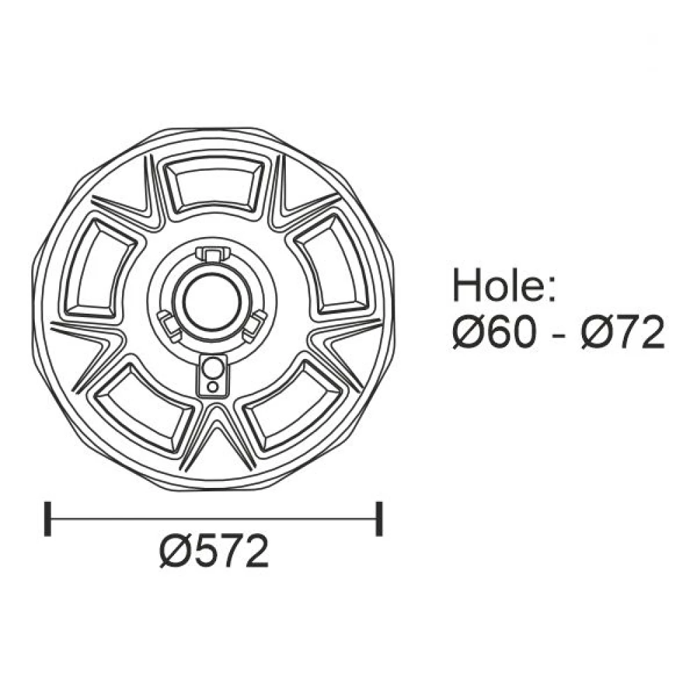 ΚΟΡΥΦΗΣ LED ΗΛΙΑΚΟ 300W 6000K Spotlight