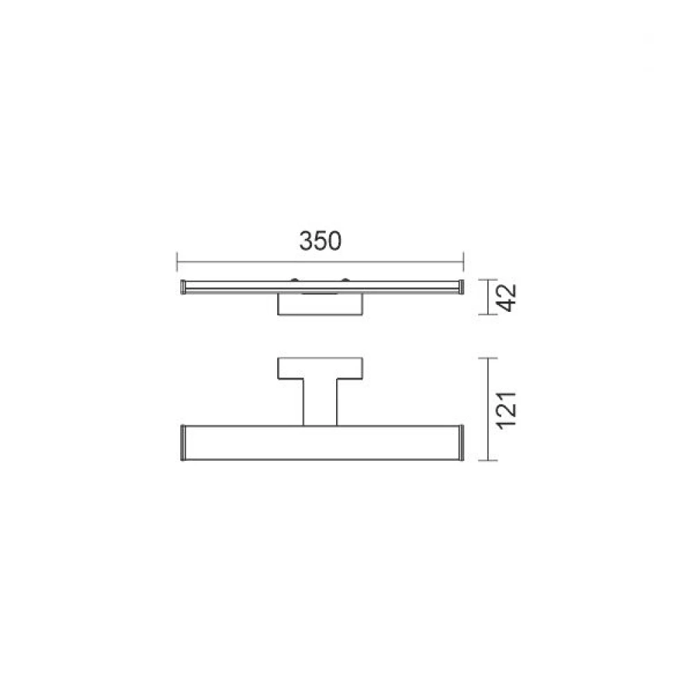 ΛΟΥΤΡΟΥ LED ΘΗΚΗ 6W IP44 ΜΑΥΡΟ Spotlight