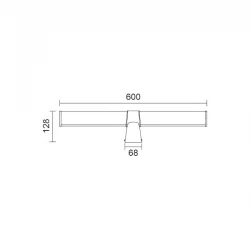 ΛΟΥΤΡΟΥ ΤΡΙΓΩΝΟ 15W IP44 4000K Spotlight