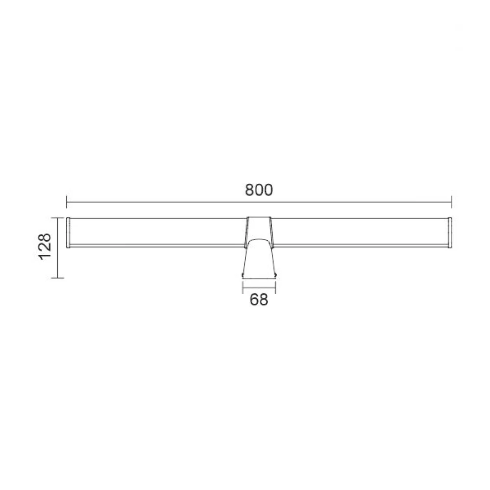ΛΟΥΤΡΟΥ ΤΡΙΓΩΝΟ 20W IP44 3000K Spotlight