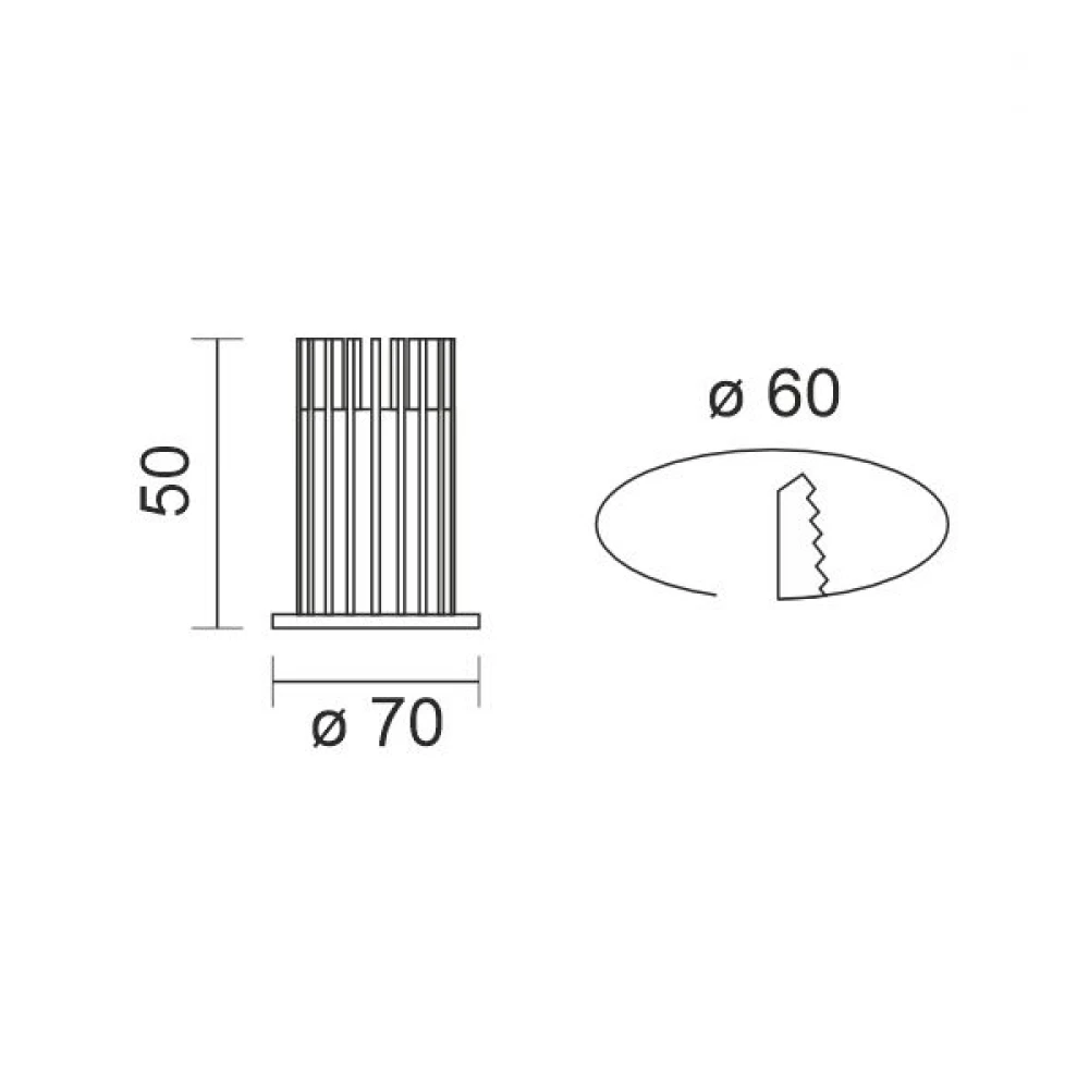 ΧΩΝΕΥΤΟ COB ΣΤΕΓΑΝΟ 7W 4000K - Spotlight