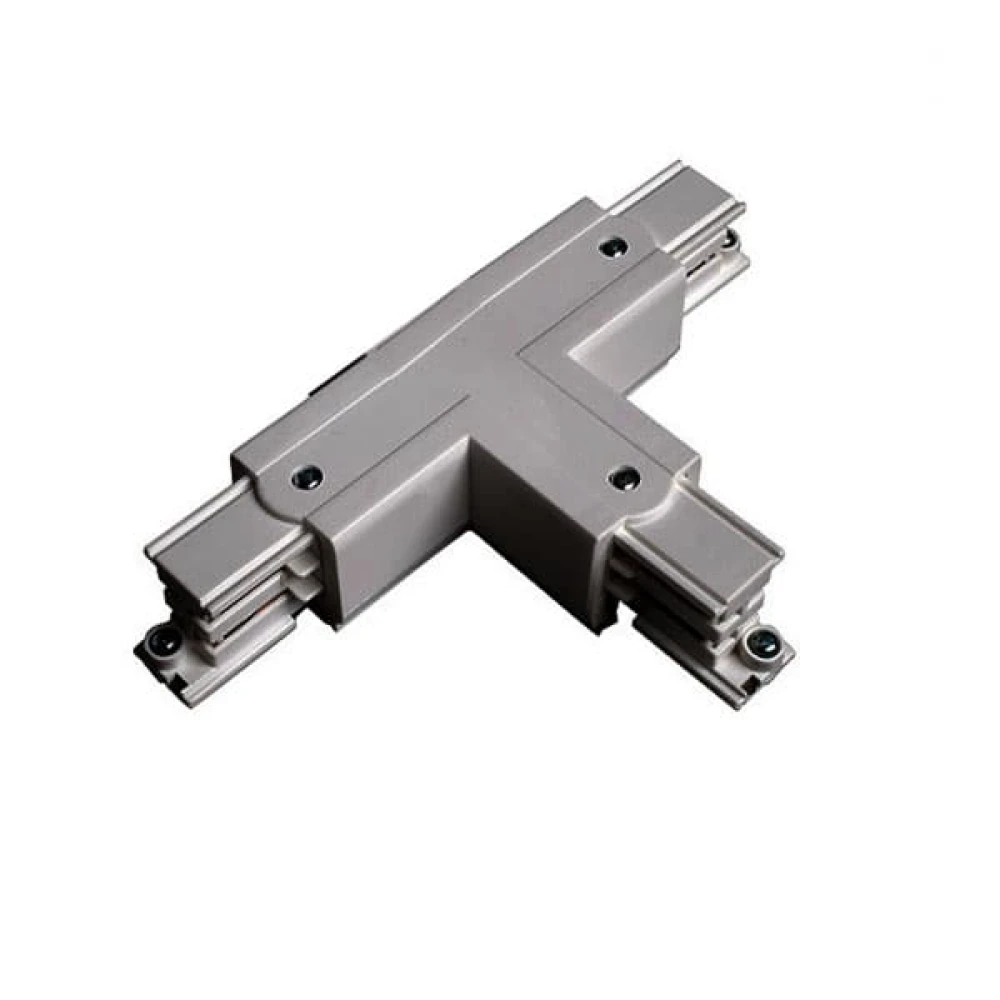 Σύνδεσμος Ένωση ΤΑΦ Για Τριφασική Ράγα Οροφής 4 Καλωδίων Σε Γκρι ACA