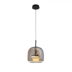 LED Κρεμαστό Φωτιστικό Μονόφωτο Φυμε 12W D:260 Deco - Viokef