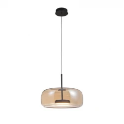 LED Κρεμαστό Φωτιστικό Μονόφωτο Μελί 12W D:330 Deco - Viokef