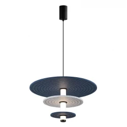 LED Κρεμαστό Φωτιστικό Μονόφωτο h:310 12W Azul - Viokef