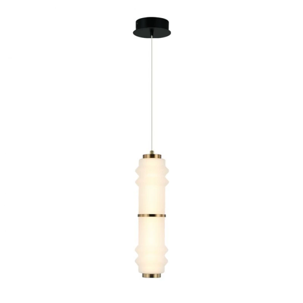 LED Κρεμαστό Φωτιστικό Μονόφωτο Λευκό 14W Dereck - Viokef