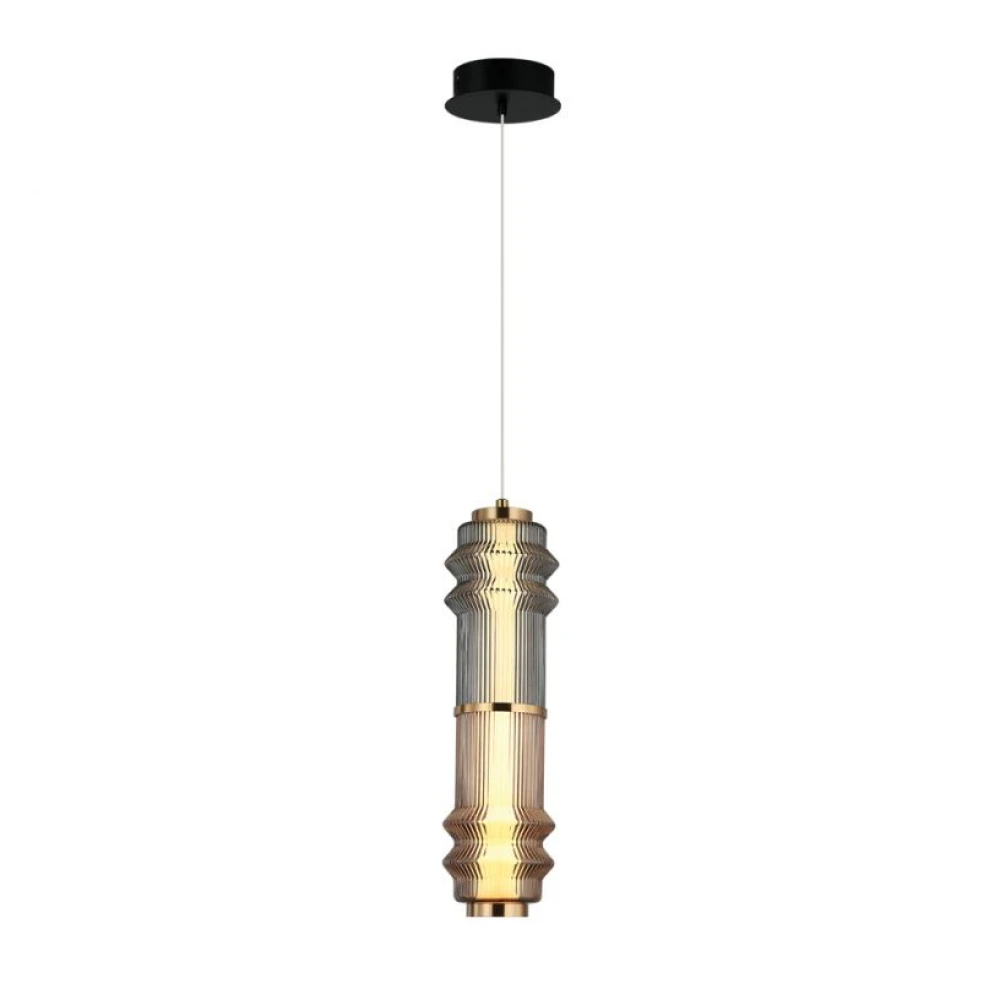 LED Κρεμαστό Φωτιστικό Μονόφωτο Δίχρωμο 14W Dereck - Viokef