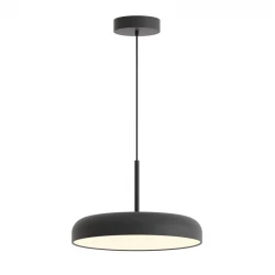 LED Μονόφωτο Φωτιστικό Μαύρο 36W CRI93 Deva Viokef