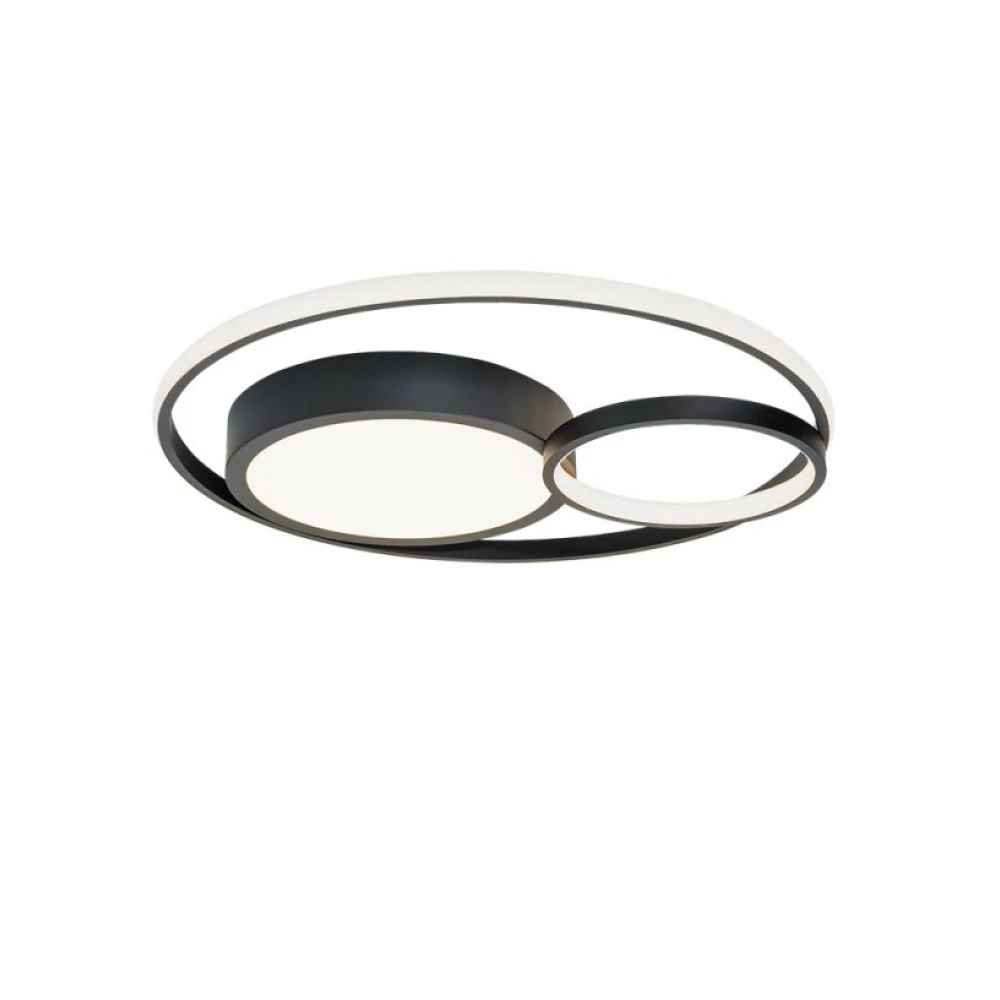 LED Φωτιστικό Οροφής Μαύρο 36W Karon Viokef