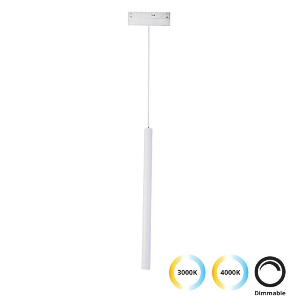 Μονόφωτο Track Λευκό 7W 2CCT Magnetic Dimmable - Viokef