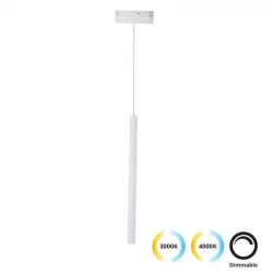 Μονόφωτο Track Λευκό 7W 2CCT Magnetic Dimmable - Viokef