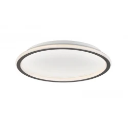 LED Πλαφονιέρα Αλουμινίου Λευκή-Μαύρη D:500 45W ARLA - VIOKEF