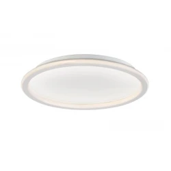 LED Πλαφονιέρα Αλουμινίου Λευκή D:500 45W ARLA - VIOKEF