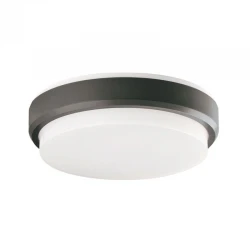 Πλαφονιέρα Ανθρακί 10W D:200 Tinos - Viokef
