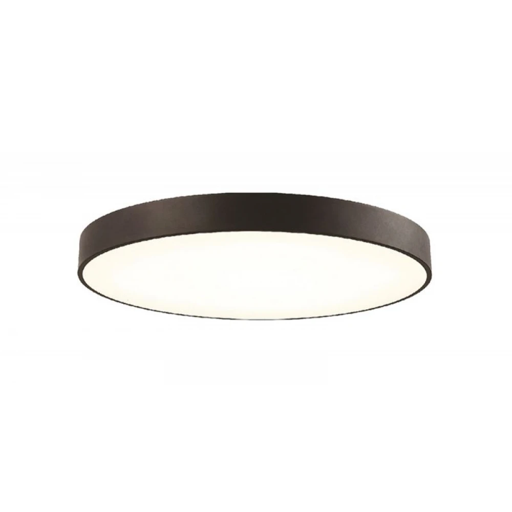 Πλαφονιέρα Μαύρη 41W D:500 3000K/4000K with CCT switch Madison - Viokef