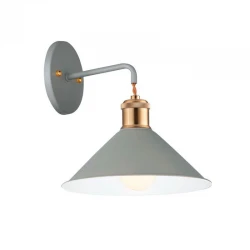 Viokef Rodeo Κλασικό Φωτιστικό Τοίχου με Ντουί E27 Γκρι 21εκ.