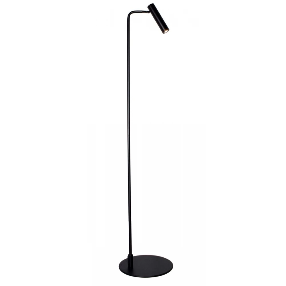 LED Φωτιστικό Δαπέδου Μαύρο Ματ 4W Clio - Viokef - Περιγραφή: Φωτιστικό Δαπέδου ClioΤύπος Λάμπας: LED moduleWatt: 4W - 235 LmΜάκρος & ύψος: D:280 X H:1400Χρώμα: Μαύρο ΜατΥλικό: ELECTROSTATIC PAINTED STEEL/ALUMINIUMBeam angle 25°CRI 82Non-Dimmable