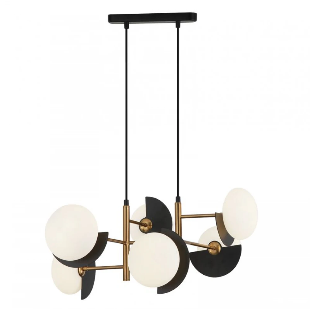 Κρεμαστό Φωτιστικό Πολύφωτο 6xG9 Darcy - Viokef 