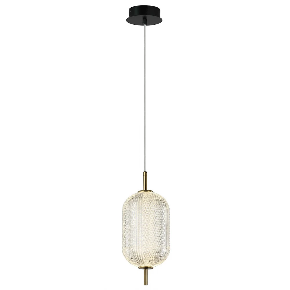 LED Κρεμαστό Φωτιστικό Μονόφωτο Ακρυλικό 11W Pellucid - Viokef