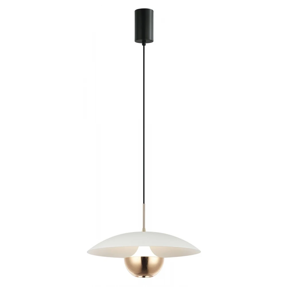 LED Κρεμαστό Φωτιστικό Χρυσό 9W Valia - Viokef