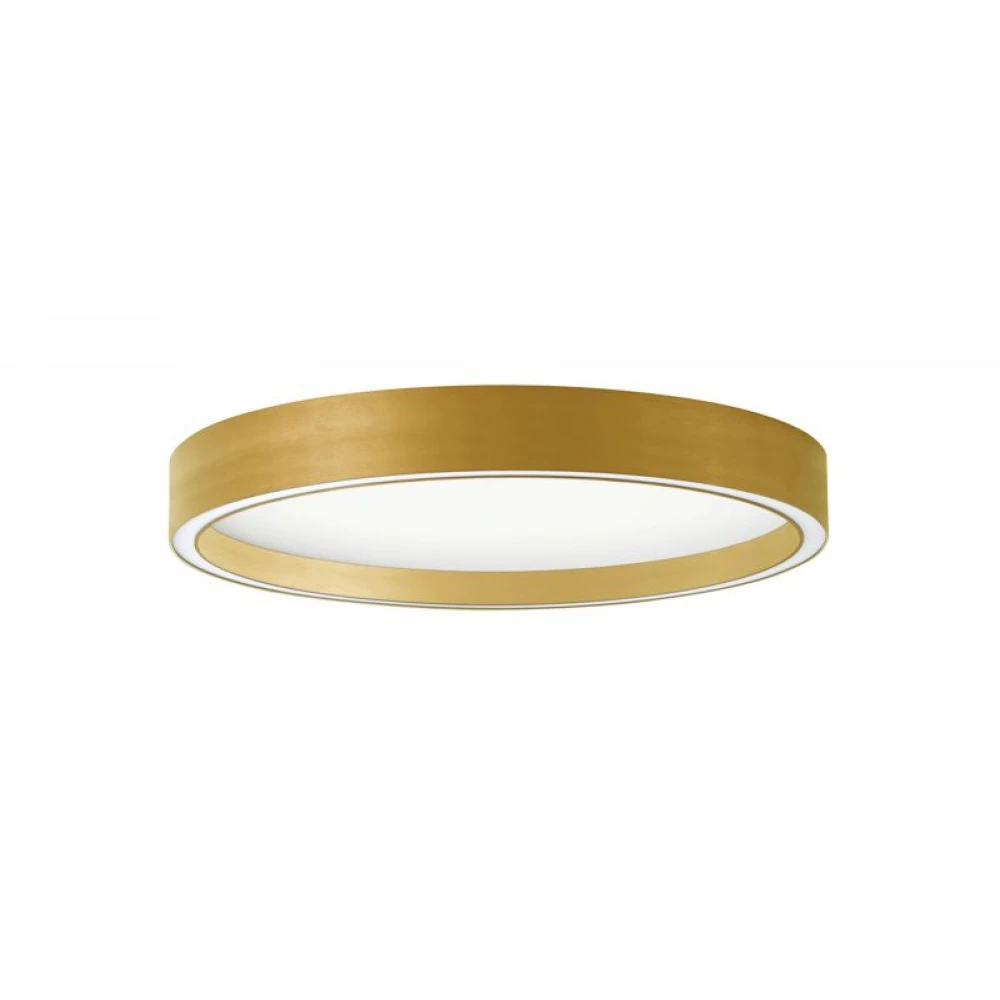LED Πλαφονιέρα Χρυσή D:400 30W 3000K/4000K CCT Triac Dimmable Vanessa - Viokef