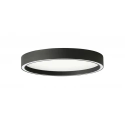 LED Πλαφονιέρα Μαύρη D:400 30W 3000K/4000K CCT Triac Dimmable Vanessa - Viokef