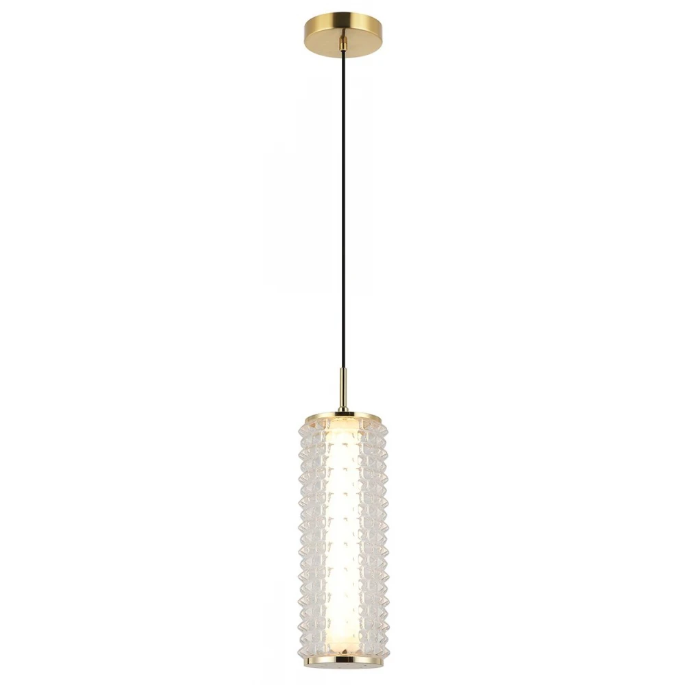 LED Κρεμαστό Φωτιστικό Μονόφωτο Από Γυαλί 18W Irma - Viokef