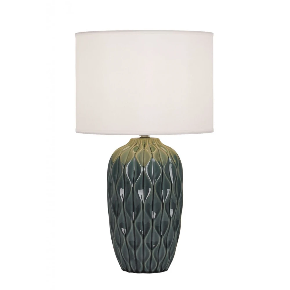 Φωτιστικό Επιτραπέζιο Πράσινο-Λευκό 1xE27 Pineapple - Viokef
