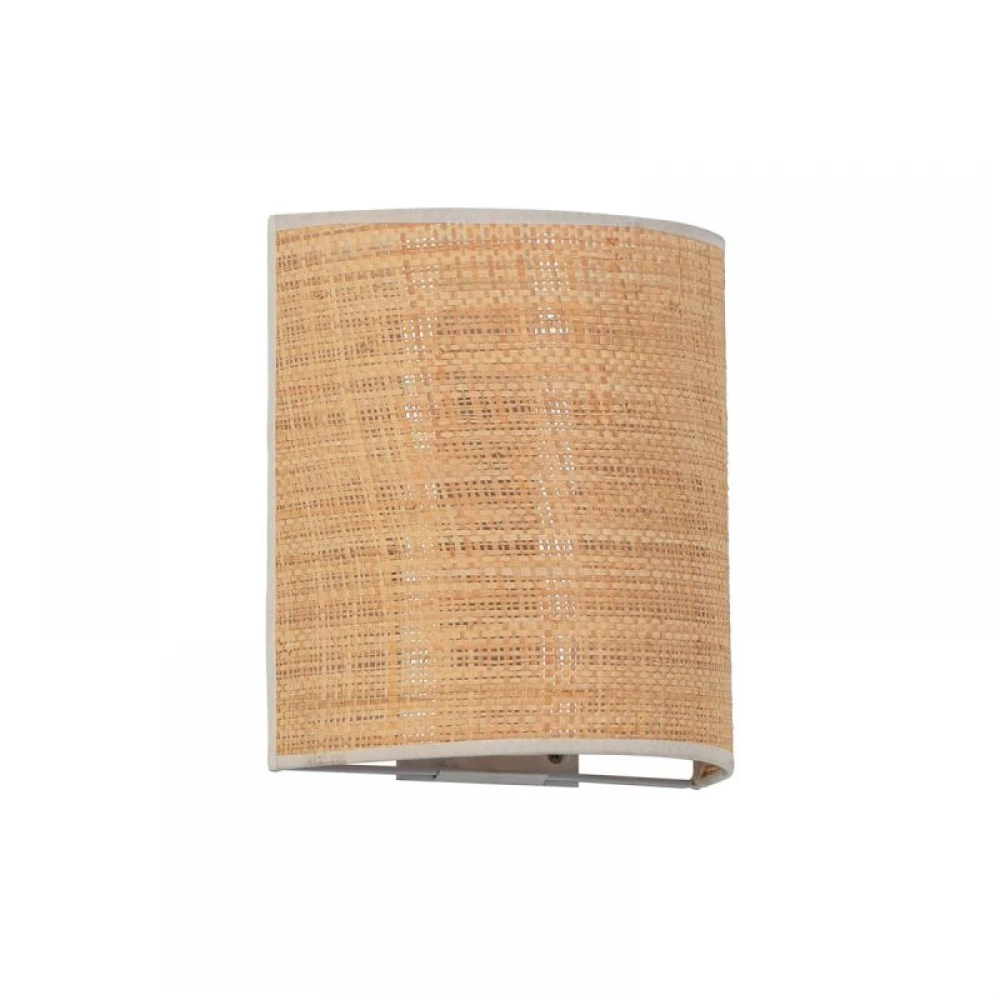 Φωτιστικό Τοίχου Από Ψάθα 1xE27 Amanda - Viokef