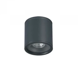Φωτιστικό Οροφής Ανθρακί 1XGU10 IP54 Calista - Viokef