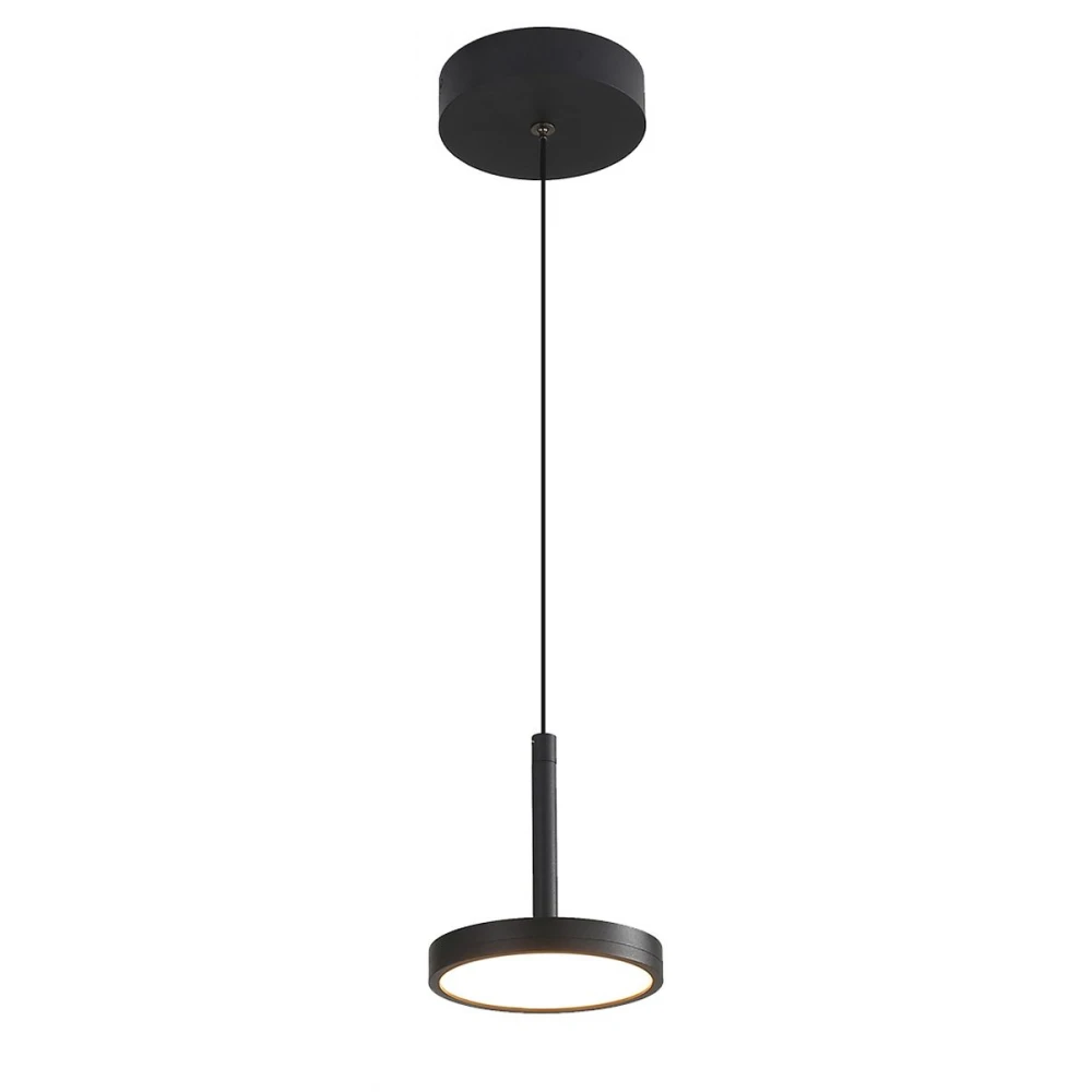 LED Κρεμαστό Φωτιστικό Μαύρο 9W Eden - Viokef