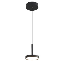LED Κρεμαστό Φωτιστικό Μαύρο 9W Eden - Viokef