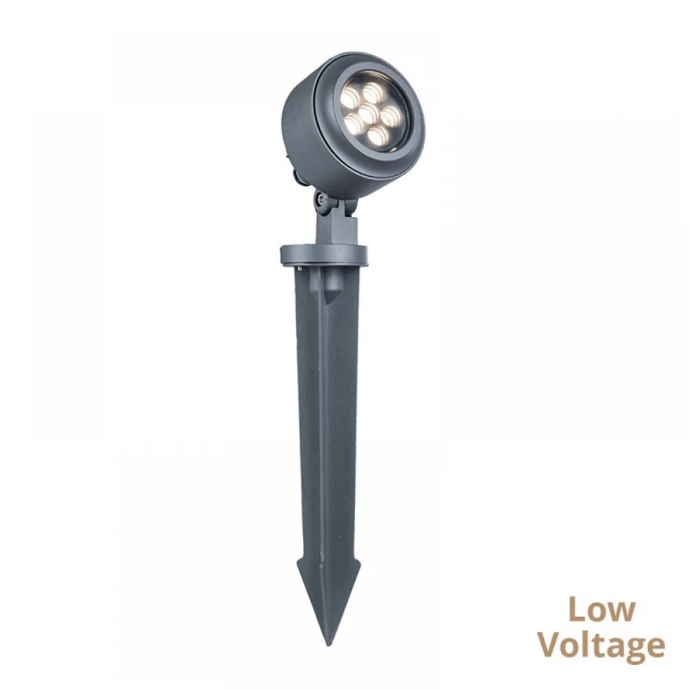 Στήλος Κήπου με Καρφί D:90 7W 24VDC Ridox - Viokef