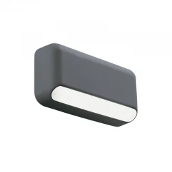 Φωτιστικό Τοίχου Ανθρακί LED 3W IP65 Seren - VIOKEF